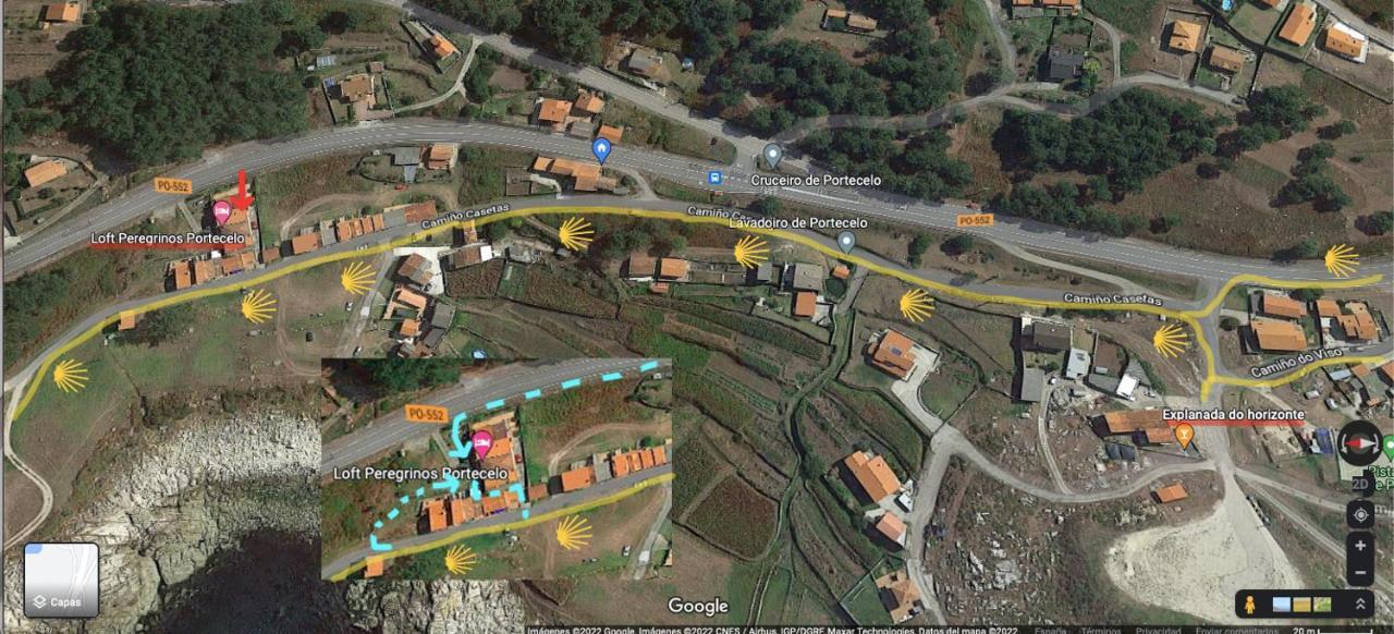 Apartamento Peregrinos Por La Costa Camino Portugues As Casetas Rosal Exterior photo